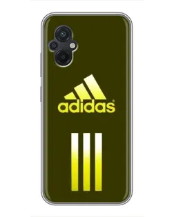 Чехол для Xiaomi POCO M5 с картинкой «Оливковый градиент Adidas»
