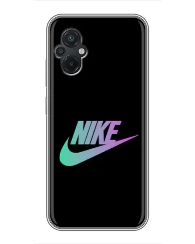 Чехол для Xiaomi POCO M5 с картинкой «Nike — городская ночь»