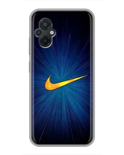 Чехол для Xiaomi POCO M5 с картинкой «Синий пульс Nike» Чехол для Xiaomi POCO M5 с картинкой «Синий пульс Nike»