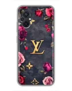 Чехол для Xiaomi POCO M5 с картинкой «Цветочный Louis Vuitton»