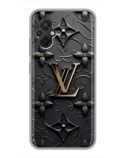 Чехол для Xiaomi POCO M5 с картинкой «Кожаная текстура LV»
