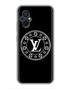 Чехол для Xiaomi POCO M5 с картинкой «LV — печать стиля»