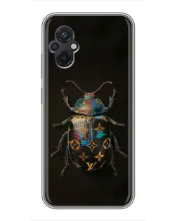 Чехол для Xiaomi POCO M5 с картинкой «LV — мраморный принт»