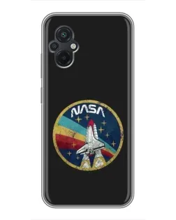 Чехол для Xiaomi POCO M5 с картинкой «NASA — эмблема миссии» Чехол для Xiaomi POCO M5 с картинкой «NASA — эмблема миссии»