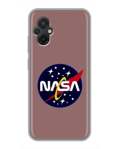 Чехол для Xiaomi POCO M5 с картинкой «NASA — ретро космос»