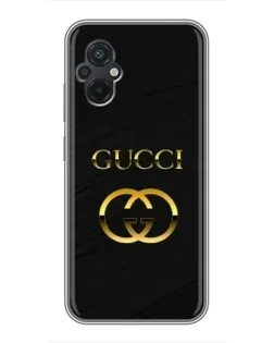 Чехол для Xiaomi POCO M5 с картинкой «Золотой логотип Gucci» Чехол для Xiaomi POCO M5 с картинкой «Золотой логотип Gucci»