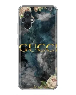Чехол для Xiaomi POCO M5 с картинкой «Абстрактные цветы Gucci» Чехол для Xiaomi POCO M5 с картинкой «Абстрактные цветы Gucci»