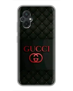 Чехол для Xiaomi POCO M5 с картинкой «Gucci — стеганый черный» Чехол для Xiaomi POCO M5 с картинкой «Gucci — стеганый черный»