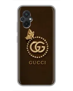 Чехол для Xiaomi POCO M5 с картинкой «Gucci — золотая бабочка» Чехол для Xiaomi POCO M5 с картинкой «Gucci — золотая бабочка»