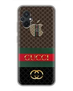 Чехол для Xiaomi POCO M5 с картинкой «Gucci — брендированный десерт» Чехол для Xiaomi POCO M5 с картинкой «Gucci — брендированный десерт»