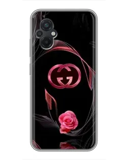 Чехол для Xiaomi POCO M5 с картинкой «Gucci — неоновая роза» Чехол для Xiaomi POCO M5 с картинкой «Gucci — неоновая роза»