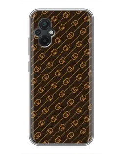 Чехол для Xiaomi POCO M5 с картинкой «Gucci — золотые диагонали» Чехол для Xiaomi POCO M5 с картинкой «Gucci — золотые диагонали»
