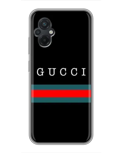 Чехол для Xiaomi POCO M5 с картинкой «Gucci — красный пояс»