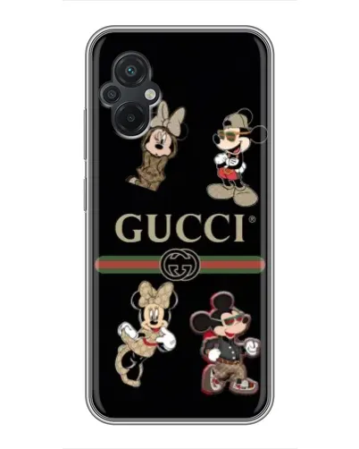 Чехол для Xiaomi POCO M5 с картинкой «Gucci — герои Disney и монограмма» Чехол для Xiaomi POCO M5 с картинкой «Gucci — герои Disney и монограмма»