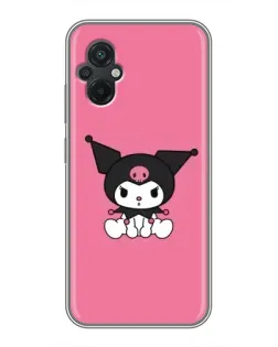 Чехол для Xiaomi POCO M5 с картинкой «Хмурая Kuromi» Чехол для Xiaomi POCO M5 с картинкой «Хмурая Kuromi»