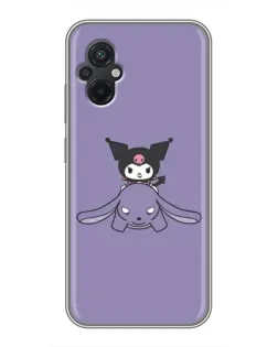 Чехол для Xiaomi POCO M5 с картинкой «Kuromi на лиловом фоне» Чехол для Xiaomi POCO M5 с картинкой «Kuromi на лиловом фоне»