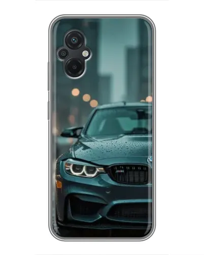 Чехол для Xiaomi POCO M5 с картинкой «BMW в огнях города» Чехол для Xiaomi POCO M5 с картинкой «BMW в огнях города»