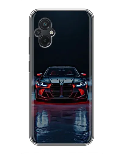 Чехол для Xiaomi POCO M5 с картинкой «BMW на мокрой дороге» Чехол для Xiaomi POCO M5 с картинкой «BMW на мокрой дороге»