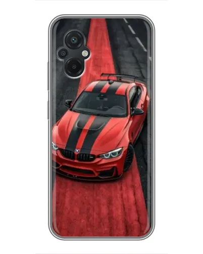 Чехол для Xiaomi POCO M5 с картинкой «BMW на красной дорожке» Чехол для Xiaomi POCO M5 с картинкой «BMW на красной дорожке»