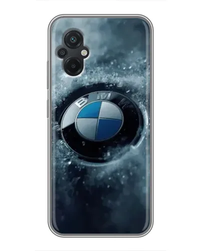 Чехол для Xiaomi POCO M5 с картинкой «Логотип BMW — лед» Чехол для Xiaomi POCO M5 с картинкой «Логотип BMW — лед»