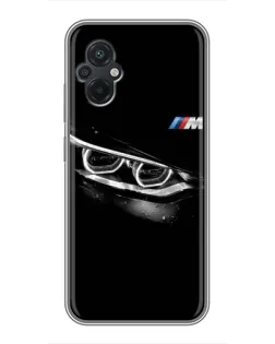 Чохол для Xiaomi POCO M5 з картинкою «BMW — погляд тигра»