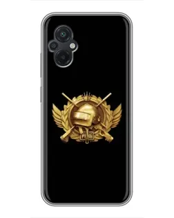 Чехол для Xiaomi POCO M5 с картинкой «PUBG — оранжевый градиент» Чехол для Xiaomi POCO M5 с картинкой «PUBG — оранжевый градиент»