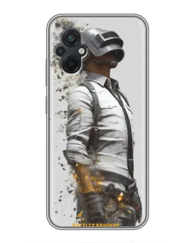 Чехол для Xiaomi POCO M5 с картинкой «PUBG — боец в пыли» Чехол для Xiaomi POCO M5 с картинкой «PUBG — боец в пыли»