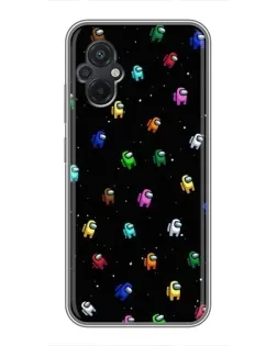 Чехол для Xiaomi POCO M5 с картинкой «Экипаж Among Us» Чехол для Xiaomi POCO M5 с картинкой «Экипаж Among Us»