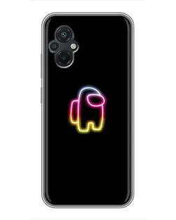 Чехол для Xiaomi POCO M5 с картинкой «Among Us градиент»
