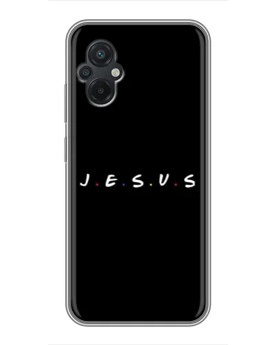Чехол для Xiaomi POCO M5 с картинкой «Точки веры J.E.S.U.S.»