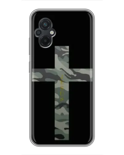 Чехол для Xiaomi POCO M5 с картинкой «Милитари Крест»