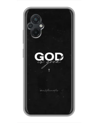 Чехол для Xiaomi POCO M5 с картинкой «GOD — Бог над всем»