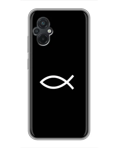 Чехол для Xiaomi POCO M5 с картинкой «Символ рыбы Jesus» Чехол для Xiaomi POCO M5 с картинкой «Символ рыбы Jesus»