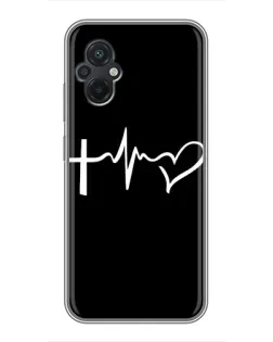 Чехол для Xiaomi POCO M5 с картинкой «Пульс веры»