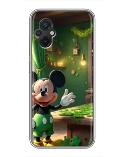 Чехол для Xiaomi POCO M5 с картинкой «Микки в мастерской»