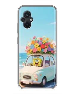 Чехол для Xiaomi POCO M5 с картинкой «Автомобильное путешествие»