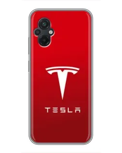 Чохол для Xiaomi POCO M5 з картинкою «Tesla Red Classic» Чохол для Xiaomi POCO M5 з картинкою «Tesla Red Classic»