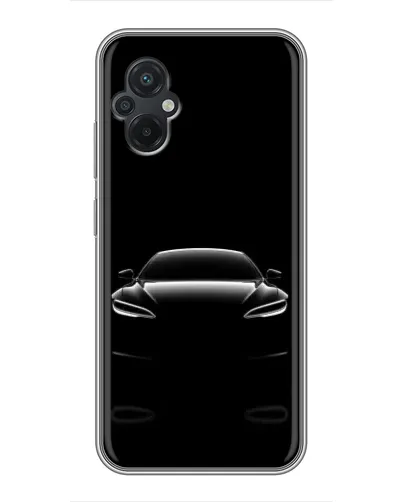 Чехол для Xiaomi POCO M5 с картинкой «Силуэт Tesla Night» Чехол для Xiaomi POCO M5 с картинкой «Силуэт Tesla Night»