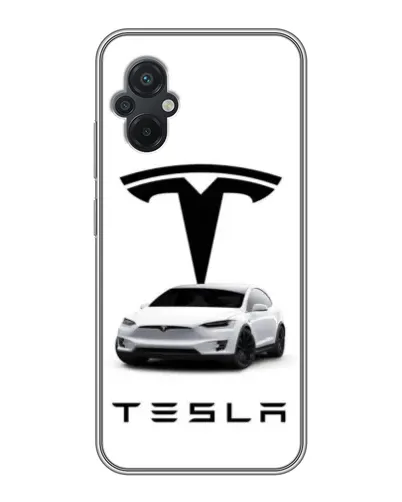 Чехол для Xiaomi POCO M5 с картинкой «Tesla White Style» Чехол для Xiaomi POCO M5 с картинкой «Tesla White Style»