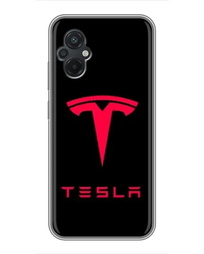 Чехол для Xiaomi POCO M5 с картинкой «Tesla Red Logo» Чехол для Xiaomi POCO M5 с картинкой «Tesla Red Logo»