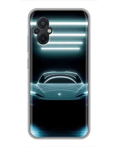 Чехол для Xiaomi POCO M5 с картинкой «Tesla в неоне» Чехол для Xiaomi POCO M5 с картинкой «Tesla в неоне»