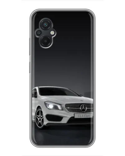 Чехол для Xiaomi POCO M5 с картинкой «Mercedes AMG GT Silver»