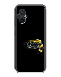 Чехол для Xiaomi POCO M5 с картинкой «Mercedes — ретро стиль»