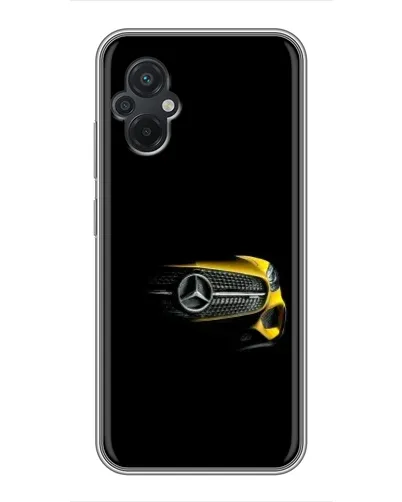Чехол для Xiaomi POCO M5 с картинкой «Mercedes — ретро стиль»