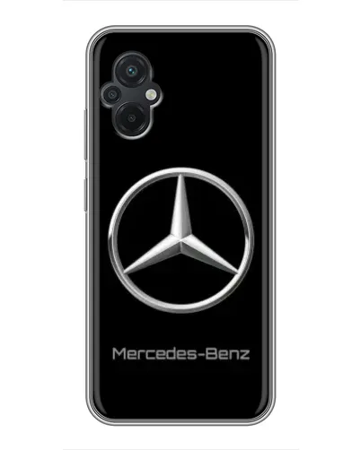 Чехол для Xiaomi POCO M5 с картинкой «Mercedes Silver Logo»
