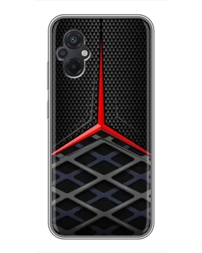 Чехол для Xiaomi POCO M5 с картинкой «Mercedes Carbon Grid»