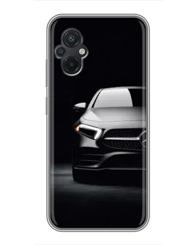Чехол для Xiaomi POCO M5 с картинкой «Свет фар Mercedes»