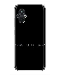 Чохол для Xiaomi POCO M5 з картинкою «Audi — світловий підпис» Чохол для Xiaomi POCO M5 з картинкою «Audi — світловий підпис»