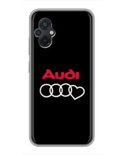 Чохол для Xiaomi POCO M5 з картинкою «Логотип Audi Heart» Чохол для Xiaomi POCO M5 з картинкою «Логотип Audi Heart»