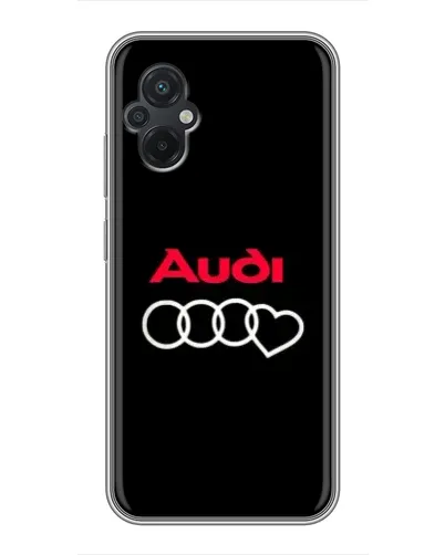 Чехол для Xiaomi POCO M5 с картинкой «Логотип Audi Heart» Чехол для Xiaomi POCO M5 с картинкой «Логотип Audi Heart»